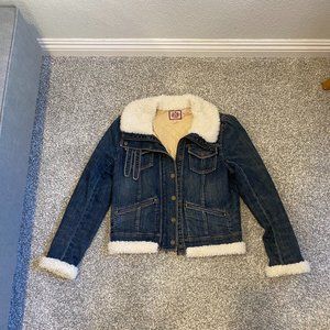 Juicy Couture Blue Lined Bomber Jacket